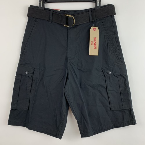 Levi's Mens Cargo Shorts Black Size 31 