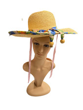 CHAPEAU DE PAILLE SOLEIL ANCIEN CANOTIER FEMME
