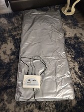 Portable Infrared Sauna Blanket, 110V Professional Sauna Blanket 2 Zone Contr.