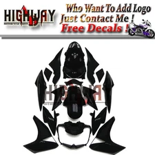 Motorrad Bodywork Fairing Kits Cowling For Kawasaki Z1000 2007-2009 all black