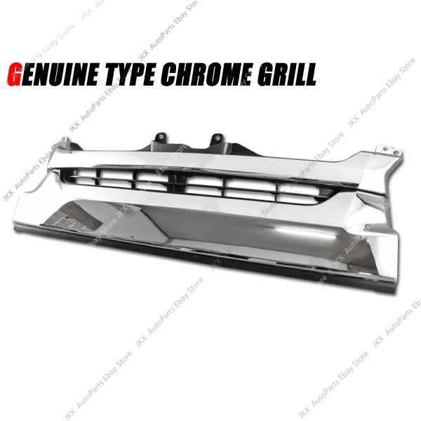 Wide-Body 1880 Chrome Front Grille For Toyota Hiace 200 Series 4 Type 2014 UP - Image 4 of 4