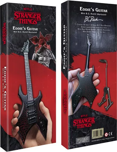 B.C. Rich - Heading into the Upside Down with our new collab with Netflix's Stranger  Things…Eddie's guitar is a 24 fret, supercharged NJ Warlock with Dimarzio  Pickups, Kahler Tremolo and jumbo frets 