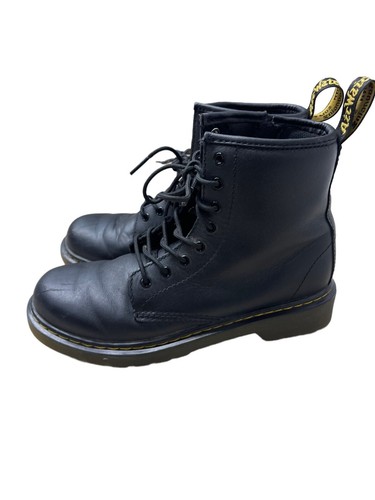 Dr Martens JUNIOR 1460 SOFTY T LEATHER LACE UP BOOTS Size 3Y - 第 6/9 張圖片