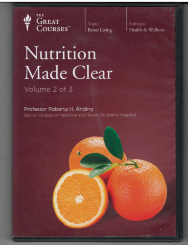 The Great Courses Nutrition Made Clear Vol 2 di 3 NUOVO - Foto 1 di 1