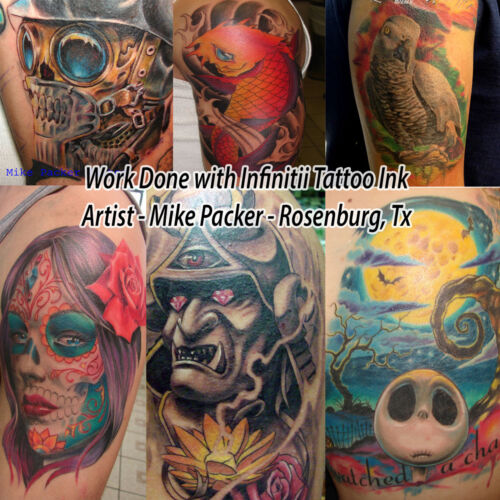 Infinitii Tattoo Ink 1/2oz 5 Color Set #6 | eBay