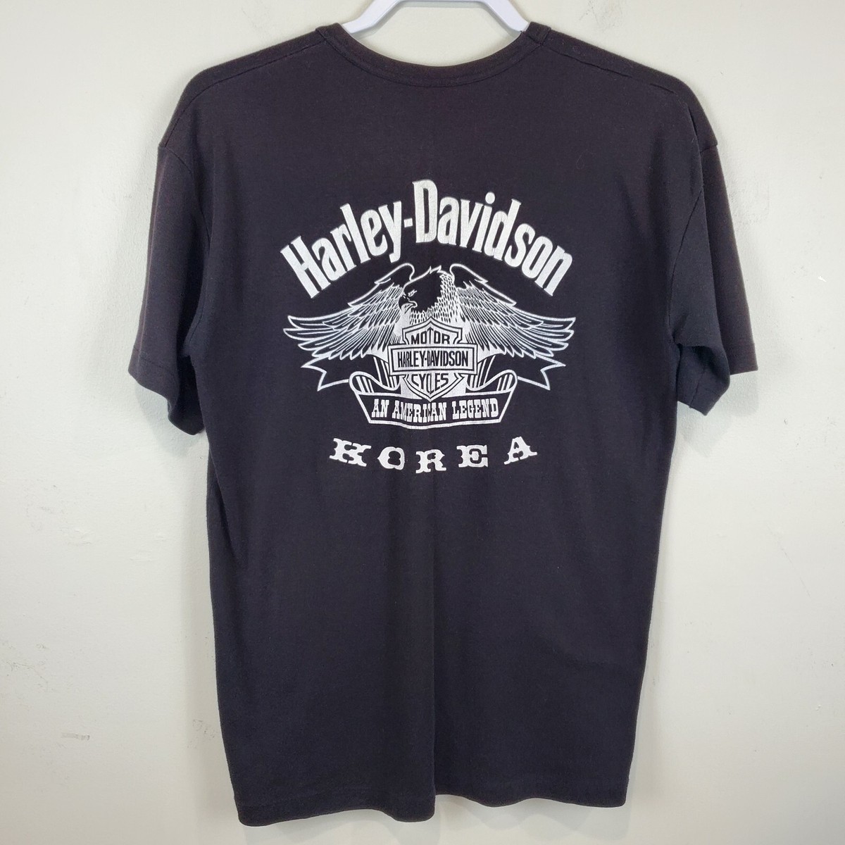 Vintage Harley Davidson Motorcycles MORNING CALM Osan KOREA