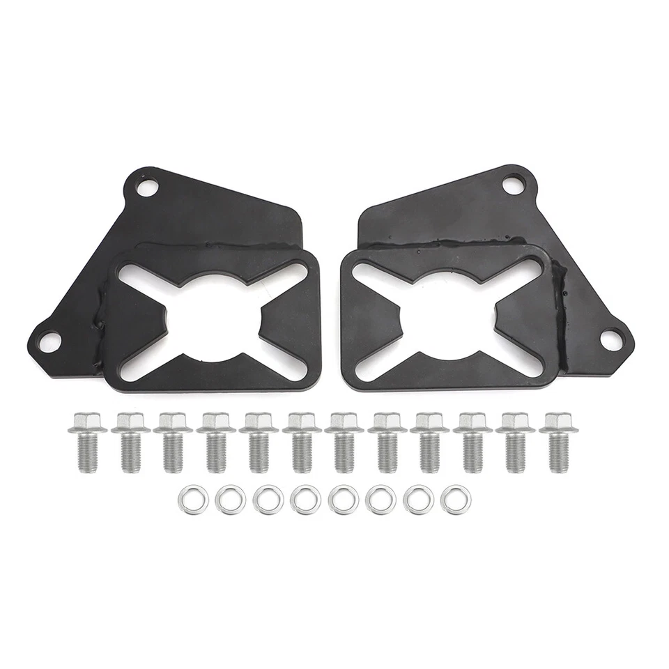 Rear Disc Conversion Bracket Kit For 1992-2000 Honda Civic, Sedan, Hatch, Coupe - Image 2 of 4