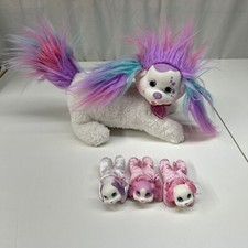 Puppy Surprise Just Play 2018 White With Pastel Color Ears With 3 Puppies