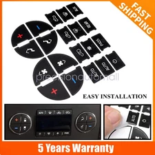 Vehicle Climate Control Button Stickers For 2007-2014 Chevy Suburban 1500 2500