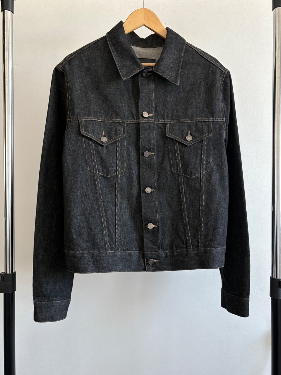 ジャケット・アウター GUCCI Tom Ford 1998 Black Denim Jacket SS98 Gucci by Tom Ford denim western shirt/jacket grey