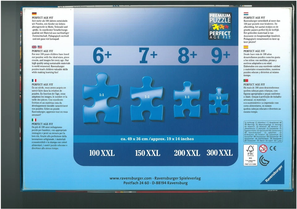 Puzzle 150 pezzi XXL Disney Cars 3 - Folle Corsa per Saetta - 10047 - 7+ - Immagine 2 di 2