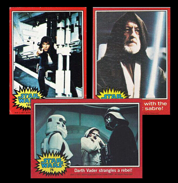 1977 TOPPS STAR WARS Trading Cards - RED Series 2 - U Pick Complete Your Set
