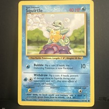 1999 Squirtle Pokemon Base Set #63/102