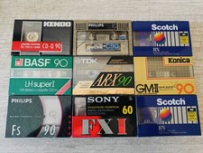 9 Cassettes audio vintage  / worldwide shipping