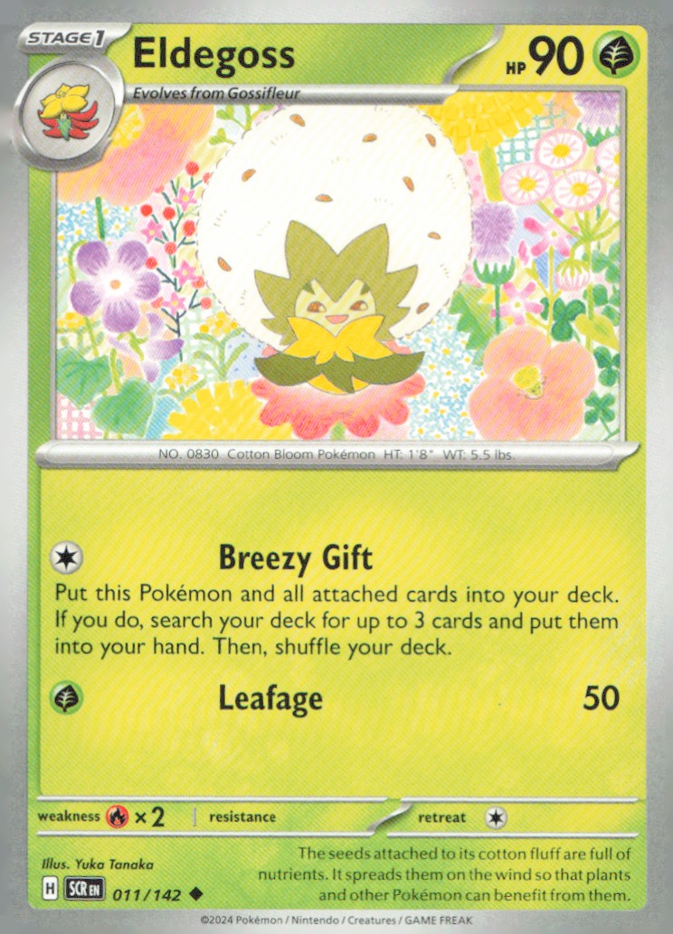 Eldegoss Uncommon SV07: Stellar Crown 011/142 NM