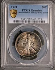 1921 Walking Liberty Half dollar PCGS UNC details  FREE SHIPPING