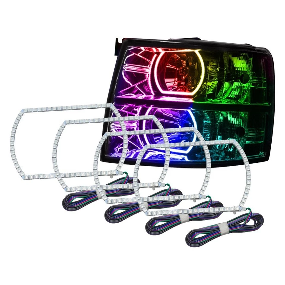 LED Halo Headlights Factory Surface Add On Custom Lights ColorSHIFT 2358-335 Foto 2 de 4