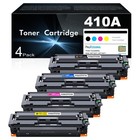 410A Toner Cartridges 4 Pack High Yield Replacement for HP 410A 410X to Use w...
