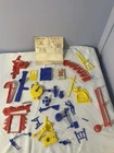 Vtg 1964 Original Ideal Crazy Clock Game Parts Replacement Instructions