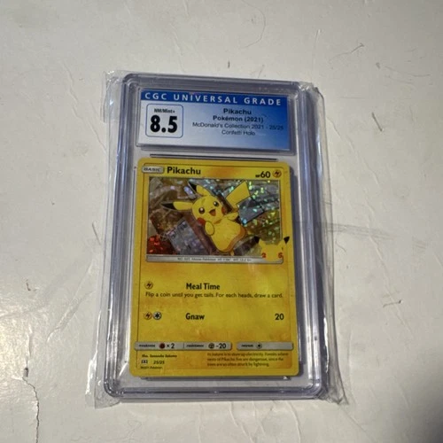 Pokémon Pikachu CGC 8.5 McDonald's 2023 006/015 Holo Promo English Card
