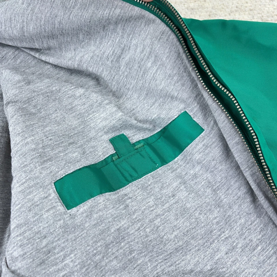 Винтажный J экипажа гребец плащ мужчин большой зеленый дождевик с капюшоном с подкладкой 90-х - Изображение 4 из 4
