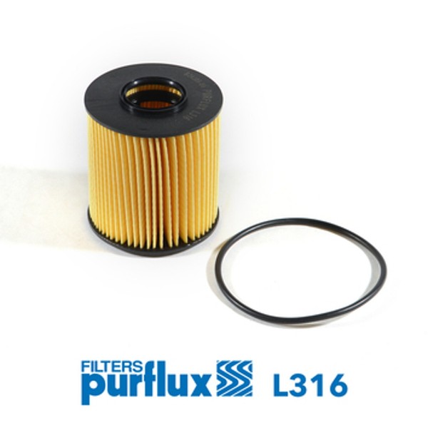 ÖLfilter Purflux L316 Filtereinsatz FüR C70 Volvo S40 S80 XC90 S70 XC70 V40 V70-image