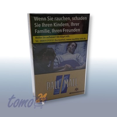 Pall Mall Authentic Blue Zigaretten 8x 24 Stück / 9,00 