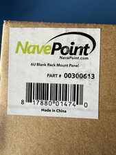 NavePoint 6U Blank Rack Mount Panel Server Rack Cover Plate New