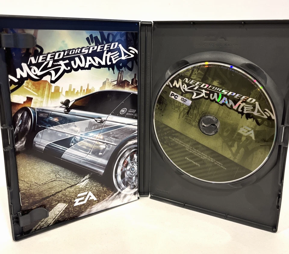 NEED FOR SPEED MOST WANTED PC DVD-ROM PAL COMPLETE FRENCH SET W/ CODE 2005 EA - Image 2 of 4