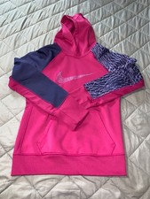 NIKE THERMA-FIT PULLOVER HOODIE Plum /Purple WOMEN'S SIZE MEDIUM Logo on chest