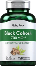 Black Cohosh Root | 700mg | 150 Capsules | Extract Supplement | by Piping Rock