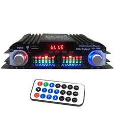 47K Power Amplifier 4 Channel Mini HiFi Digital Stereo Audio Car Home nn