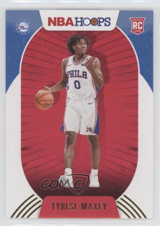 2020-21 Panini NBA Hoops Winter Tyrese Maxey #207 8p7