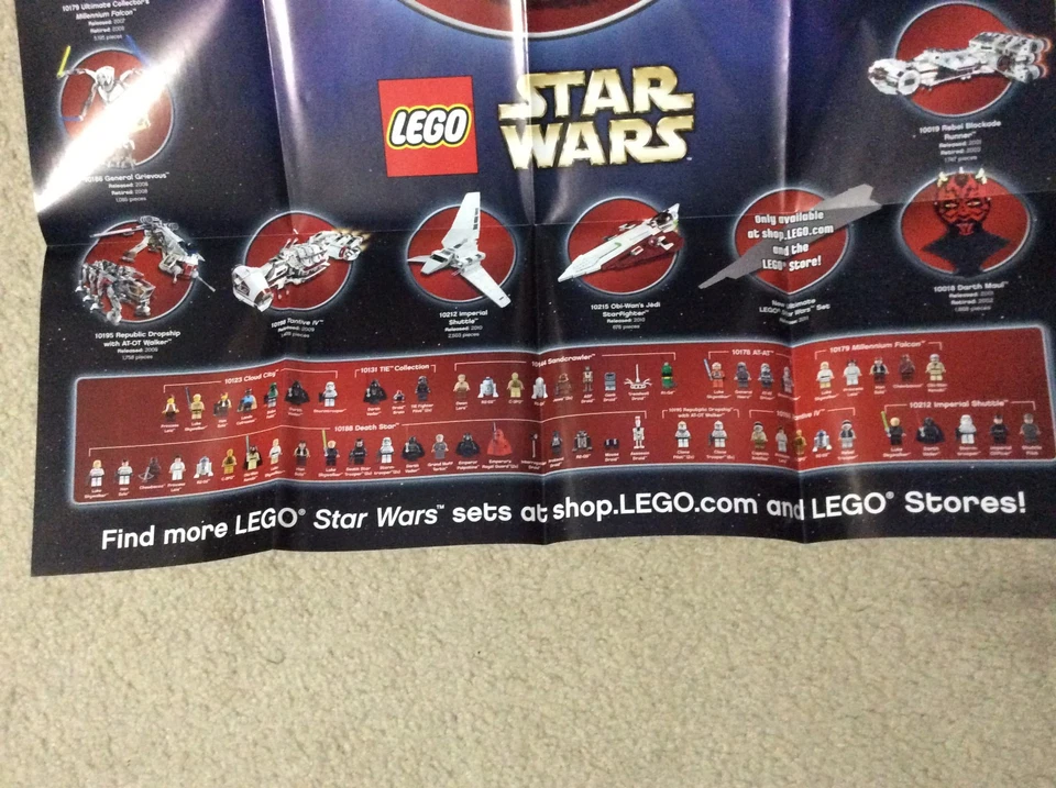 2011 LEGO Star Wars UCS Promo Poster Lego Store North America LE 2,882 of 23,500 - Image 3 of 3