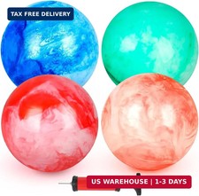 4PCS Playground Balls for Kids, 8.7 Inches Dodgeballs Bouncy Balls