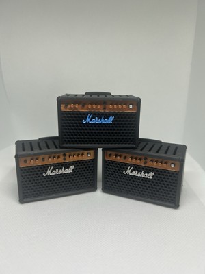 Mini Marshall Guitar Amp 9 Pick Holder  (color options upon req) silver default 