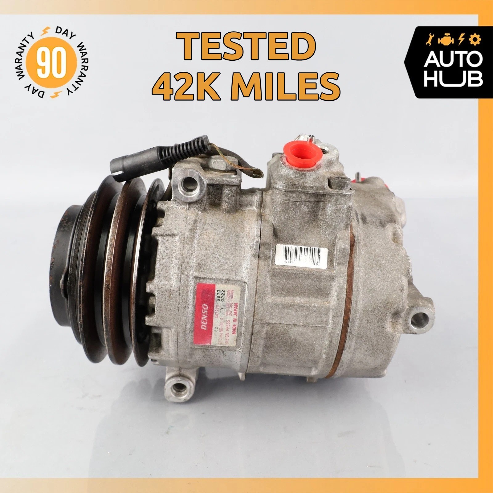 00-02 Bentley Arnage 6.8L V8 AC Air Conditioning Compressor PA55633PB OEM 42k