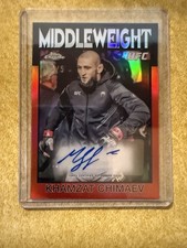 Topps 2023 Chrome UFC Khamzat Chimaev 1986 Signatures Auto /5 86S-KC
