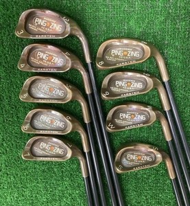 クラブ PING ZING BERYLLIUM COPPER IRON 3-9W.S Ping Zing Beryllium Copper Blue Dot 4-PW Iron Set Steel Ping