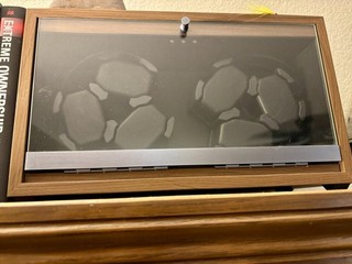 Automatic 6 Watch Winder With Blue LED when Open With Power Cord