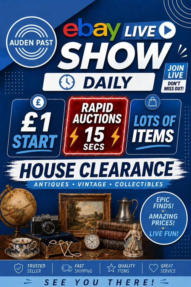 House Clearance LIVE: Fresh Stock, £1 Starts & Hidden Gems