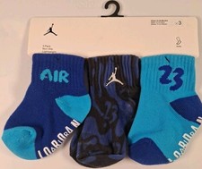 Nike Jordan 12-24 Months JHB Lil Champ 3Pk. Gripper Socks, Racer Blue