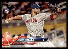 MARCUS WALDEN 2018 TOPPS UPDATE RC BOSTON RED SOX #US247