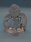 FENTON Glass Angel Figurine Paperweight Frosted Head 3.5” All Original Stickers