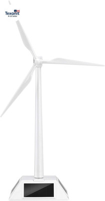 DIY Solar Powered Windmill Model Desk Home Decor Craft Science Kits Toy Educatio