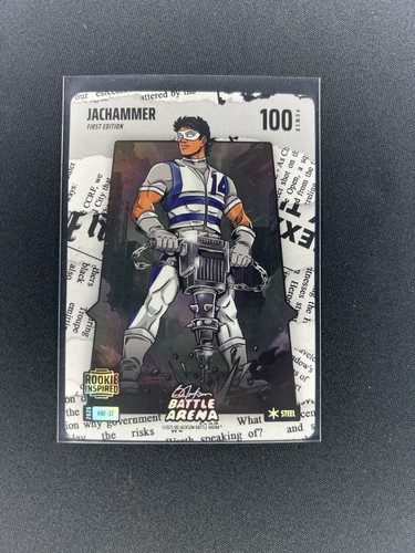 2026 Bo Jackson Battle Arena JACHAMMER HBF-37 Headliner Battlefoil Steel Rookie