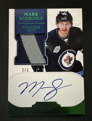 2011-12 Panini Dominion Emerald MARK SCHEIFELE Rookie Patch Auto /5