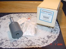 Plast-O-Matic RVT050V-PV, 1/2", PVC, Back Pressure Relief Valve, Viton, Angle