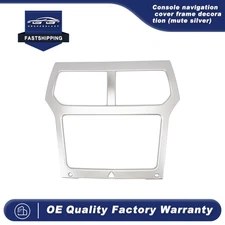 ABS Interior Dashboard Navigation Cover Trim For Ford Explorer 2011 2012 - 2015