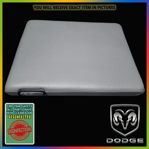 94-01 Dodge Ram 1500 2500 3500 Armrest Center Console Jump Seat Lid Leather 19"